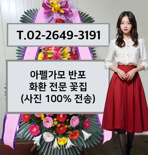 아펠가모 반포 축하화환