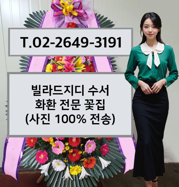 빌라드지디 수서 축하화환